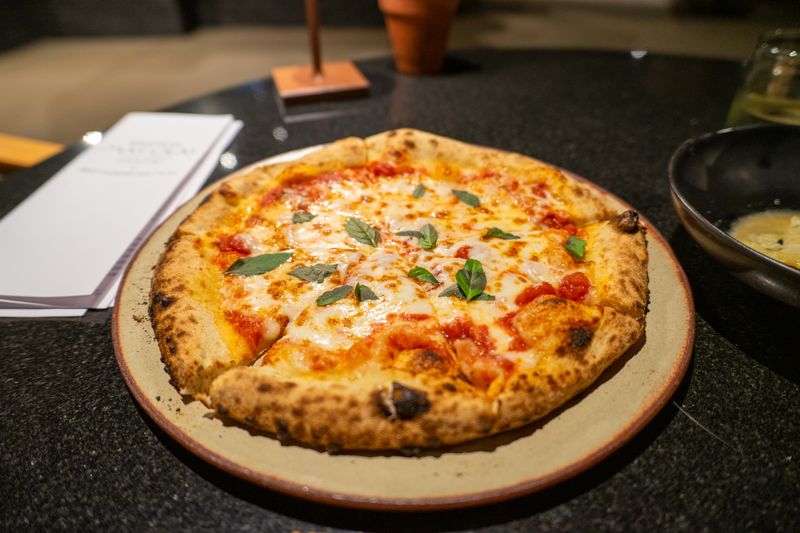 Classic Pepperoni pizza from Jet's pizza catering