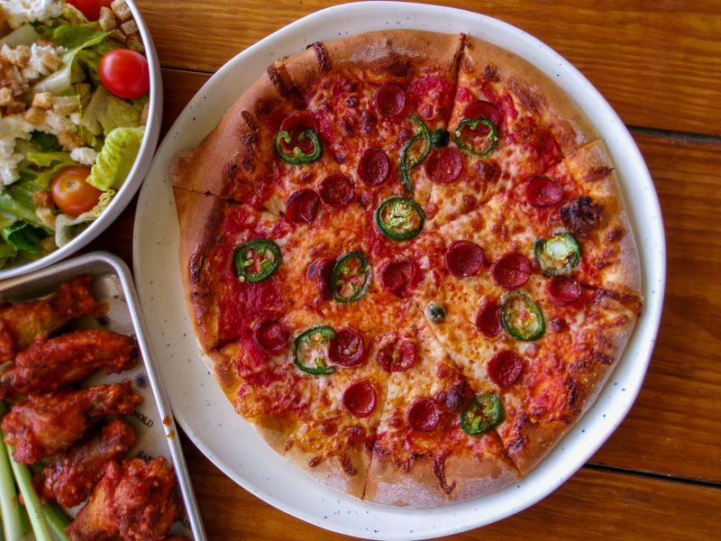 Margherita pizza for catering events